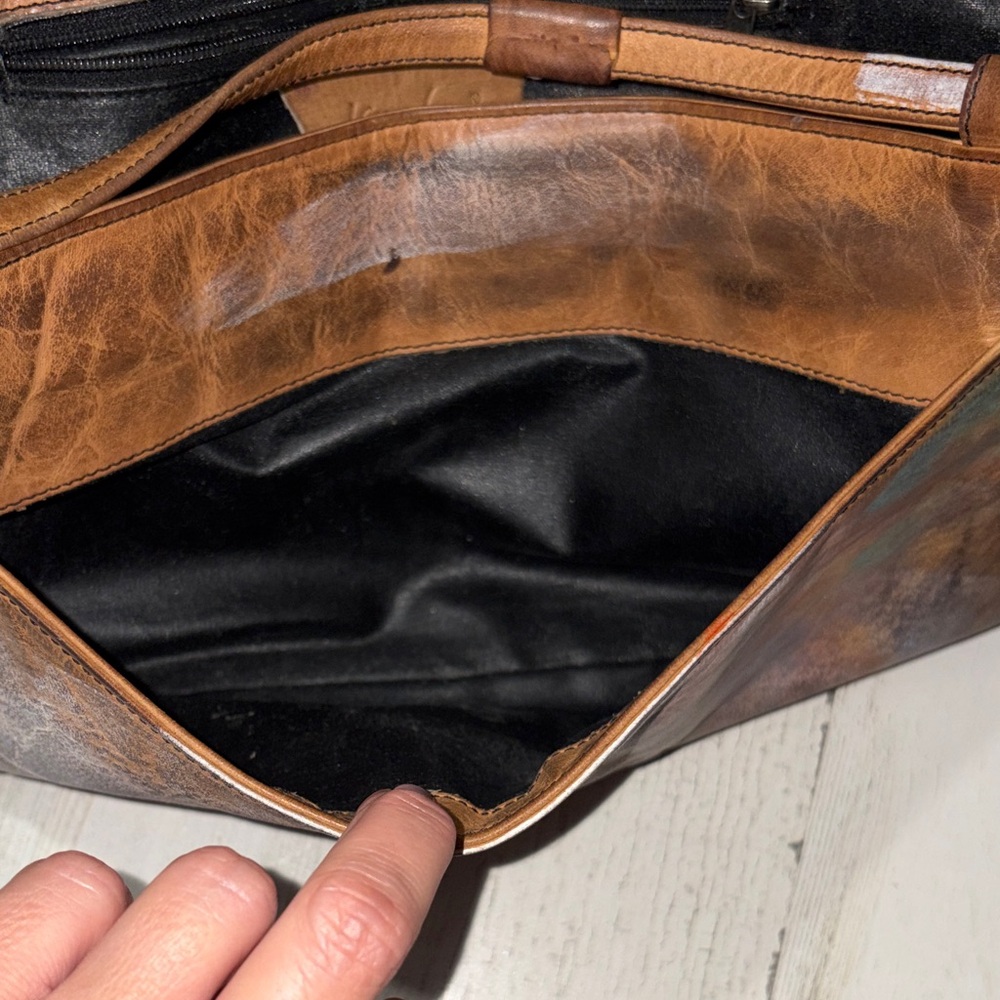 Jane Yoo Vintage Hand Painted Purse - Picture 7 of 16